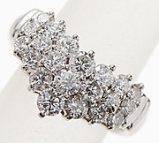 [写真]ダイヤモンド計1.55ct プラチナ900 リング【買取相場】